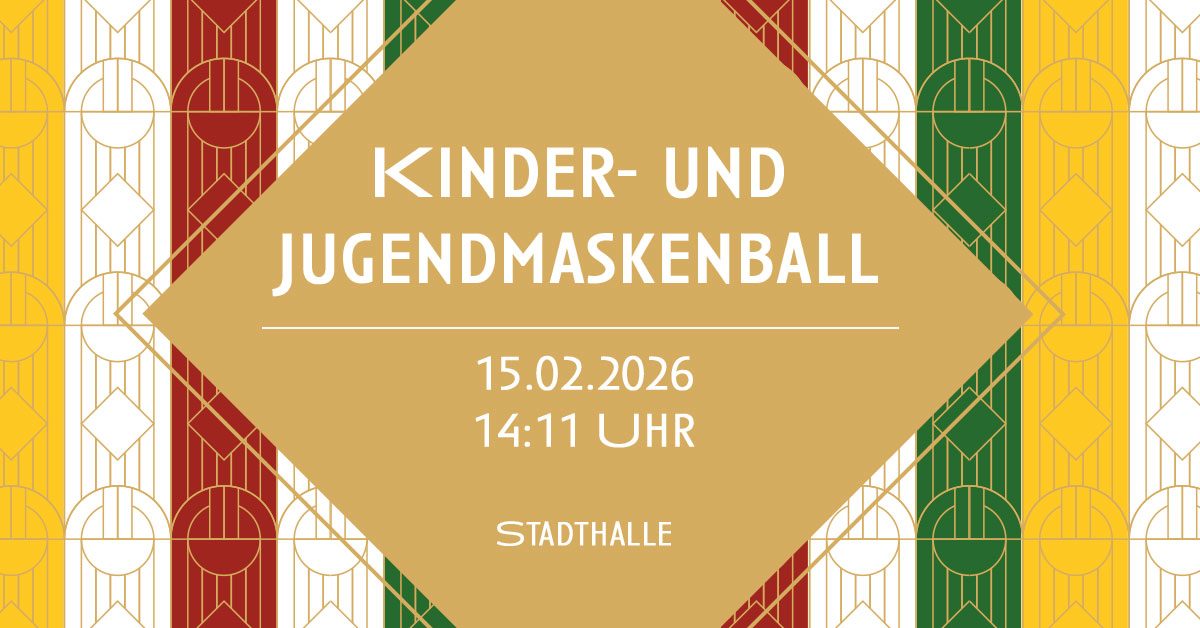 Plakat: Kinder- und Jugendmaskenball
