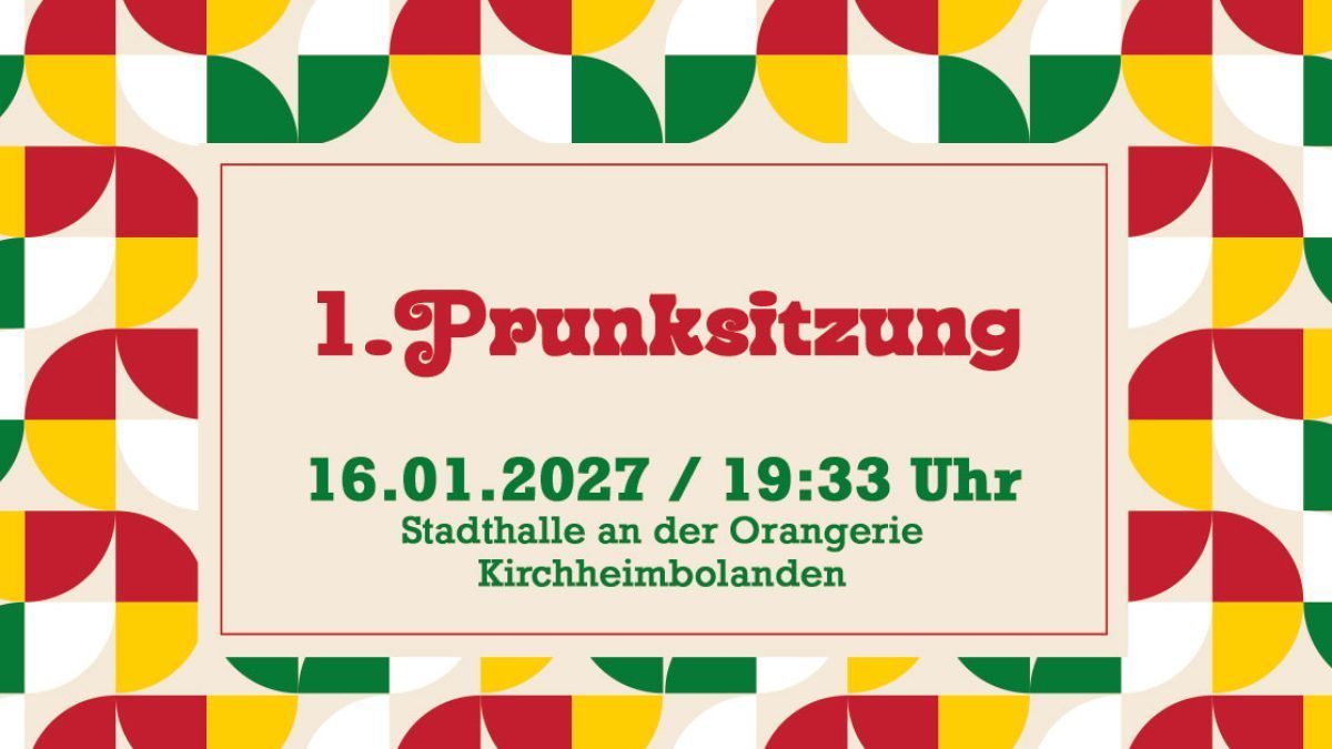 Plakat: 1. Prunksitzung