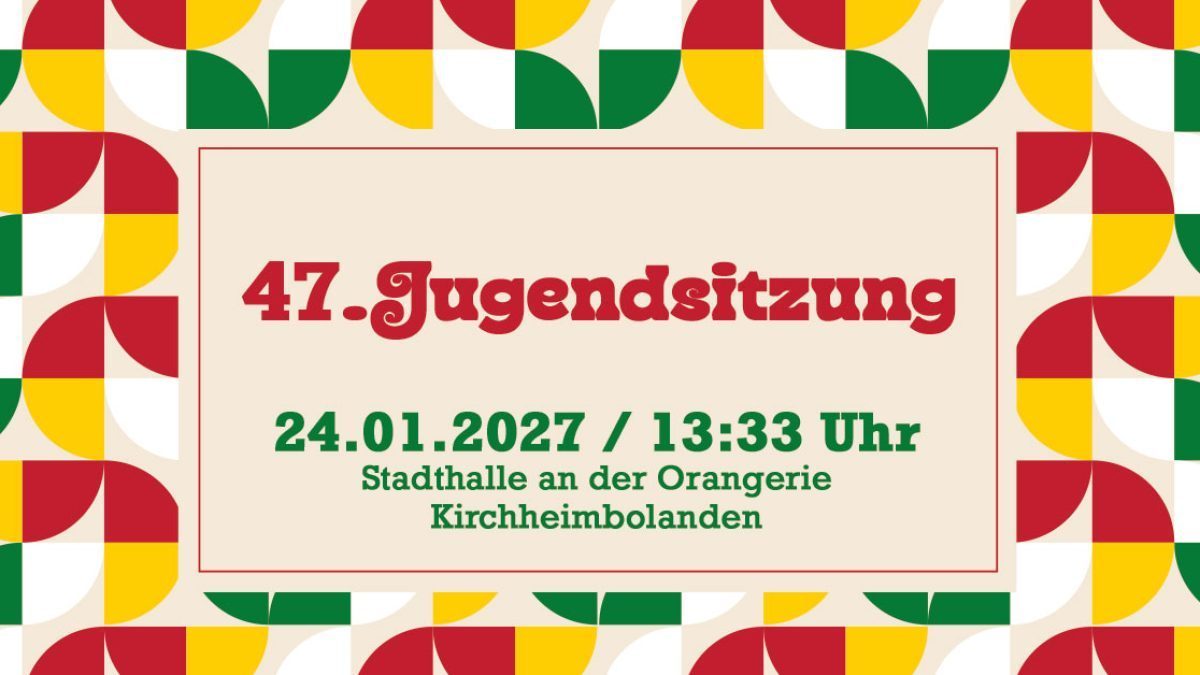 Plakat: 47. Jugendsitzung